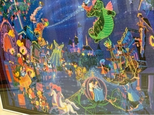 【激レア】ディズニー エレクトリカルパレード　ジグソーパズル レア 完成品◆ ◇激レア◇ディズニー エレクトリカルパレード ジグソーパズル レア