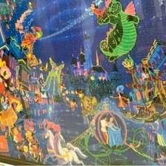 ◆ディズニー   エレクトリカルパレード　ジグソーパズル レア 完成品◆の画像