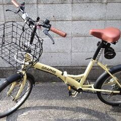 折りたたみ自転車20インチ 見た目は新品に近い 後輪難有り