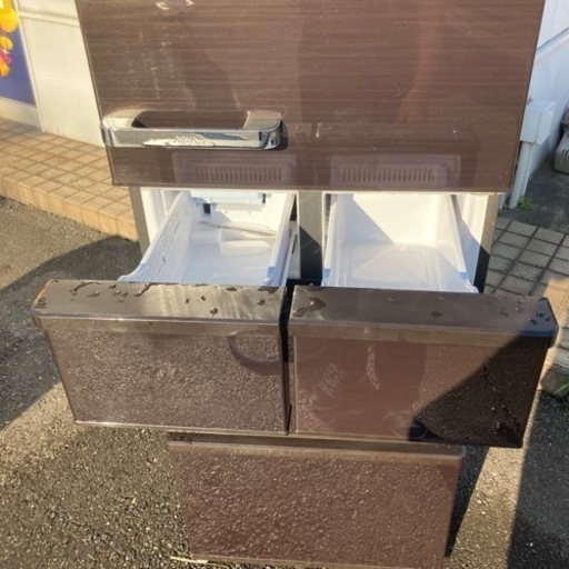 【中古品】AQUA アクア 冷凍冷蔵庫 AQR-SV42H 415L 自動製氷機能 右開き 2019年製