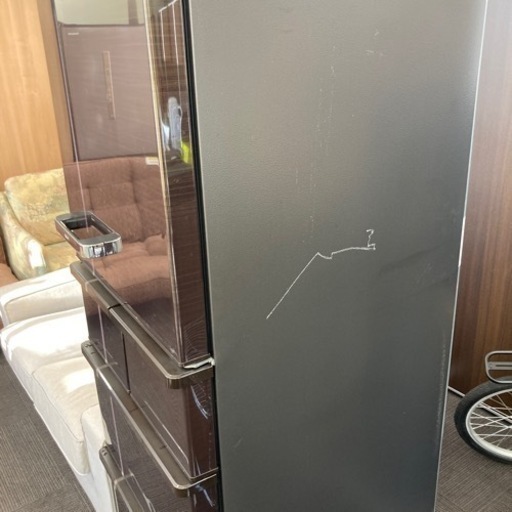 【中古品】AQUA アクア 冷凍冷蔵庫 AQR-SV42H 415L 自動製氷機能 右開き 2019年製