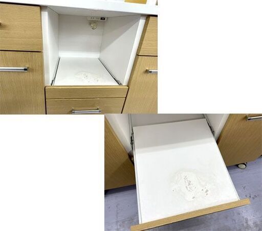 大特価！  キャスター付き ミドルレンジボード 幅120ｃｍ キッチンボード キッチンカウンター 札幌市手稲区