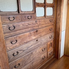 桐　箪笥　桐たんす　アンティーク家具［お取引中］の画像