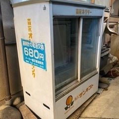 レトロ中古　業務用冷蔵庫の画像
