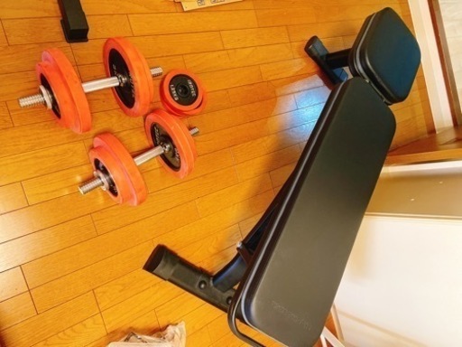 ⭐️セット価格⭐️マルチポジションベンチ・ダンベル20kg×2