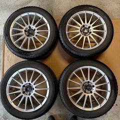 ［再出品］［中古］4本セット　スタッドレスタイヤ&アルミホイール