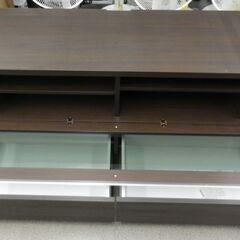 ミドルTVボード 幅150×奥行45×高さ60㎝ プレオ150 ダーク