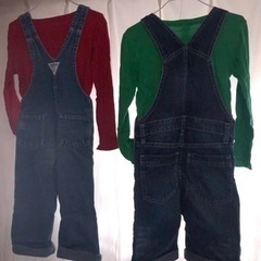 【美品です】マリオ&ルイジ　兄弟コーデ　サイズ120&100の画像