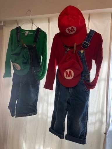 【美品です】マリオ&ルイジ　兄弟コーデ　サイズ120&100