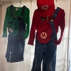 【美品です】マリオ&ルイジ　兄弟コーデ　サイズ120&100