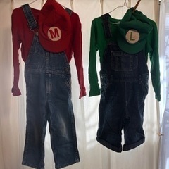 【美品です】マリオ&ルイジ　兄弟コーデ　サイズ120&100の画像