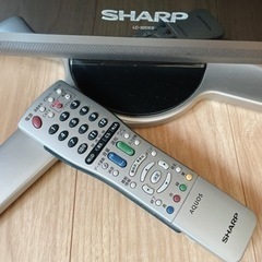 SHARP AQUOS 液晶カラーテレビ 32V リモコン付きの画像