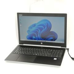保証付 日本製 高速SSD Wi-Fi有 15.6型 ノートパソコン HP 450 G5 中古良品 第7世代 Core i5 8GB 無線 Webカメラ Windows11 Office済 