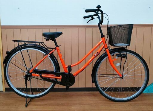 自転車 アフィッシュW -L 26インチ オレンジ 2022年4月登録車 ⑤