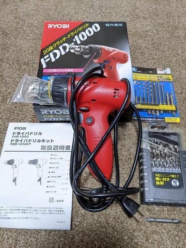 決定しました\u003c使用1〜2回\u003eRYOBI電動ドリル\u0026ビット30本