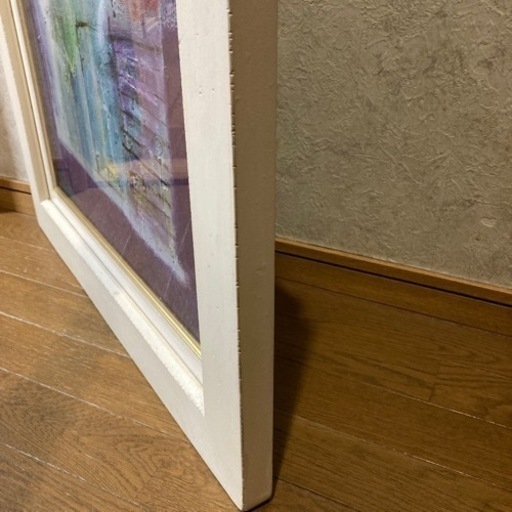 人気 谷垣博子 油絵 ハート柄