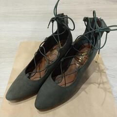［値下げ］レディース カーキ パンプス LL