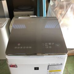極美品 2022年7月購入 長期保証期限内【2022年製】 シャープ SHARP ES-PW11F-N [縦型洗濯乾燥機 洗濯11kg/乾燥6kg プラズマクラスター 除菌機能]