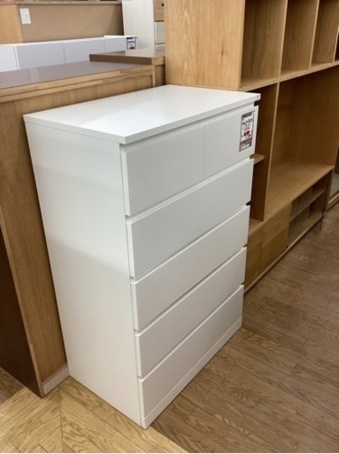 KJ-1【新入荷　リサイクル品】IKEA MALMハイチェスト　白