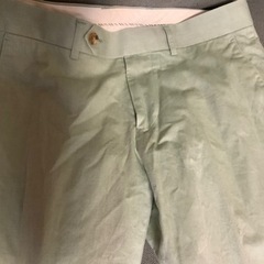エディフィス　エメラルドグリーン　チノパン　スラックス　サイズ44(M) ウエスト平置き39、総丈99、股下79、裾幅17の画像
