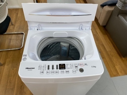 I539 ★ Hisense 洗濯機 （5.5㎏）★ 2021年製 ⭐動作確認済⭐クリーニング済