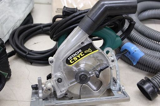 日立工機 Hitachi C 5YC 125㎜ 集塵丸ノコ 小型集じん機　R 30Y3 (D4599wY)
