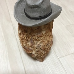 フクロウの置物の画像