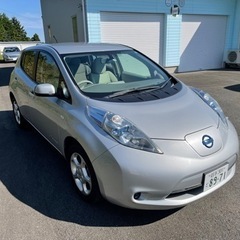 日産リーフセグ欠けにより、満充電で89㎞走行可能。車検1年半あり