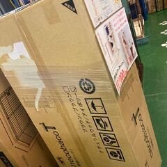 【愛品倶楽部柏店】OFT necobacoT 木製キャットタワー 猫タワー ナチュラルウッド/アイボリー 未組立品 定価￥55,000-（税込） の画像