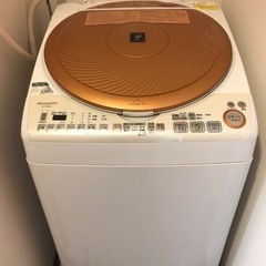 シャープ　縦型　洗濯乾燥機　ES-TX82KS