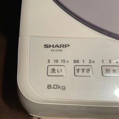SHARP 洗濯機 8kg