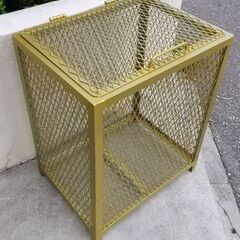 屋外用ゴミ箱！【ゴールド】の画像