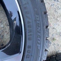 S660スタッドレスタイヤ4本　ホンダ純正ホイールセットの画像