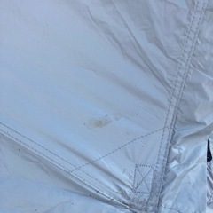 ワンポールテント　グランドシート付き　ファミリーキャンプの画像