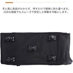 折り畳み自転車用収納バッグ　キャスター付きの画像