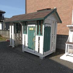 手作り　ハンドメイド　小屋　東屋　フリースペース　w312×d1...