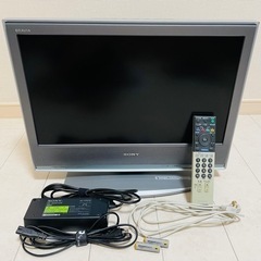 ソニー ブラビア 20V型  KDL-20S2000 地上•ＢＳ•110度ＣＳデジタルハイビジョン SONY BLAVIA 液晶テレビ  シルバー 値引き セール きれいの画像