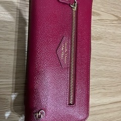 【きず、汚れなし、箱なし】サマンサタバサ　長財布　赤色