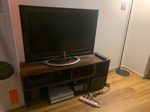【セット】HITACHI 液晶テレビモニター(32インチ)+テレビボード