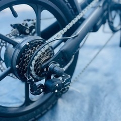 電動アシスト　折りたたみ自転車　ガレージ保管　美車　乗車10回程度　※値段交渉OKの画像
