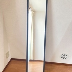 姿見　鏡　スタンドミラー　黒