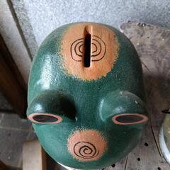 カエル貯金箱　雑貨　の画像