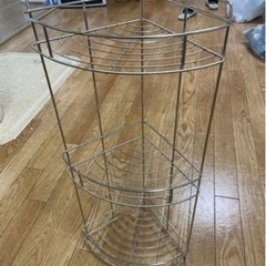 【お取引終了】バスラック　ステンレス　3段
