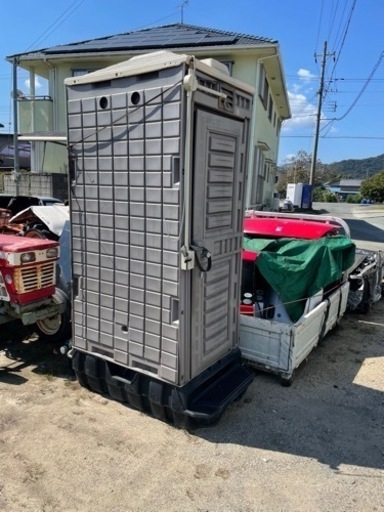 ★仮設トイレ★水流し式★和式★