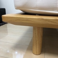 無印良品 ベッドフレーム マットレスセットの画像