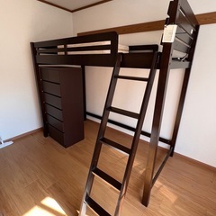 ロフトベッド　木製の画像