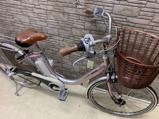 東京23区配達無料　新基準 Panasonic パナソニック ビビライトU　6.6Ah 電動自転車☆中古☆パナ ⑦