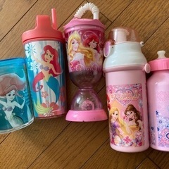 ディズニープリンセス　コップ、水筒まとめ売り