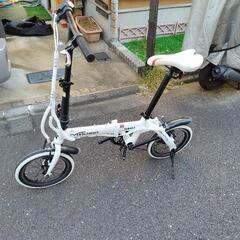 14インチ折りたたみ自転車6速使用2〜3回の画像