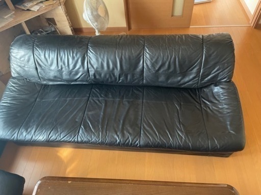 レザーソファー3点セット